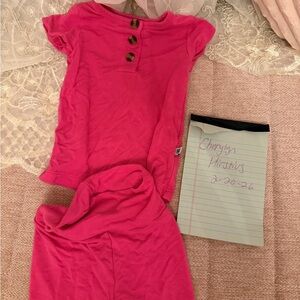 Kids Pink Matching Set